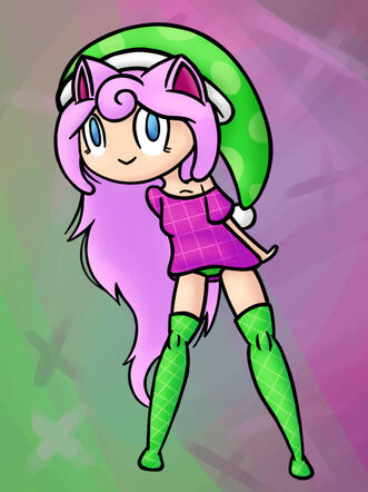 Some fan-art for the youtuber PJiggles of his mascot Pwiggles